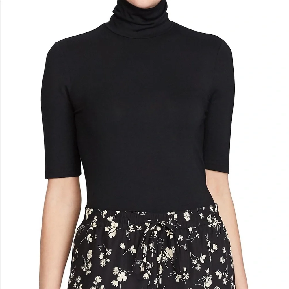 🌟Ralph Lauren Stretch Jersey Turtleneck Top⭐️ - Picture 1 of 5